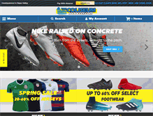 Tablet Screenshot of nvsoccer.com